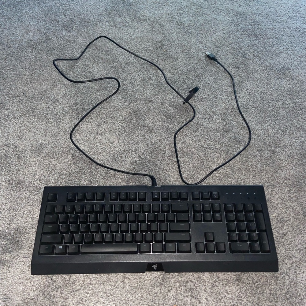 Razer Black Gaming Keyboard with Wired Connection